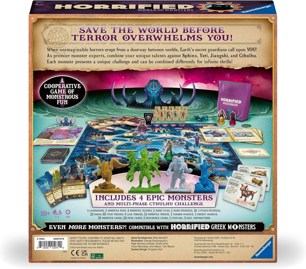 Ravensburger - Horrified World of Monsters