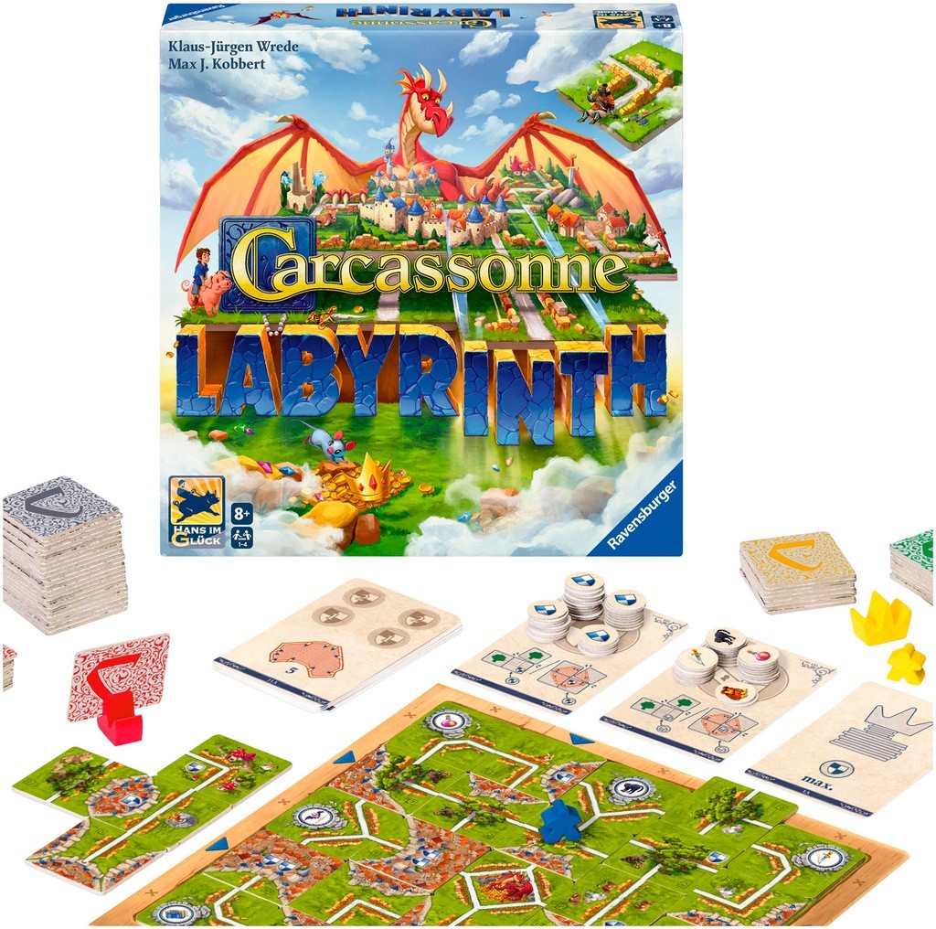 Ravensburger Spiel "Carcassonne Labyrinth" Made in Europe