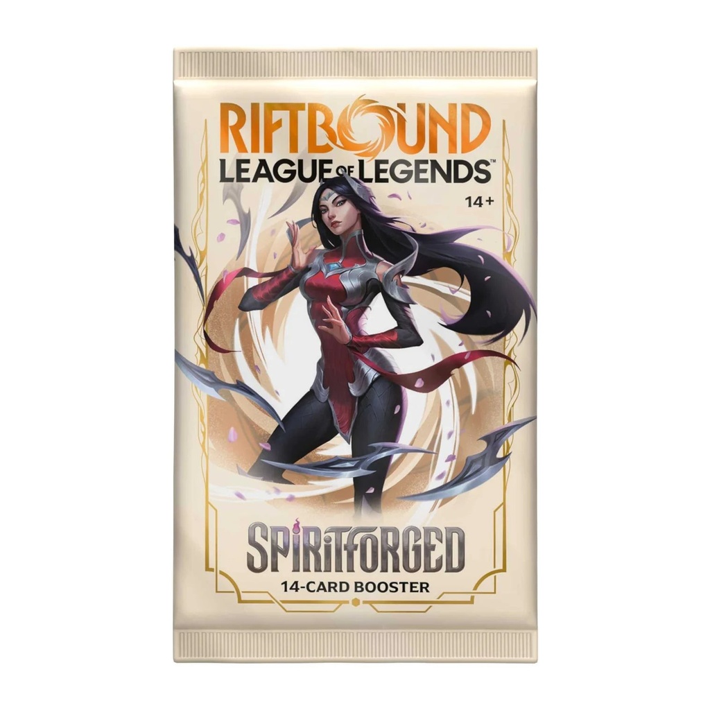 League of Legends Riftbound: League of Legends Trading Card Game - Spiritforged Booster Pack - Multi