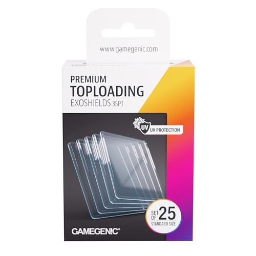 Gamegenic   Premium Toploading Exoshields 35pt (25ct)   Card Game Accessory