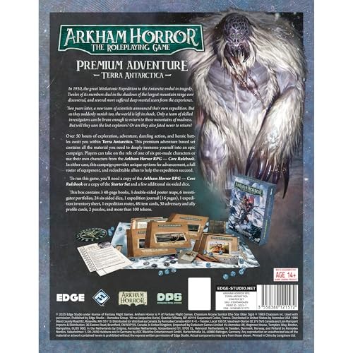 Arkham Horror RPG - Terra Antarctica Campaign for Ages 14+  from Asmodee