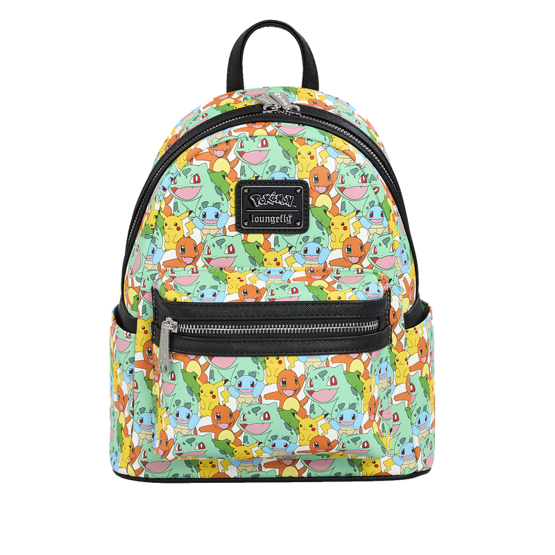 Loungefly - Pokemon Pikachu and Starters Mini Backpack