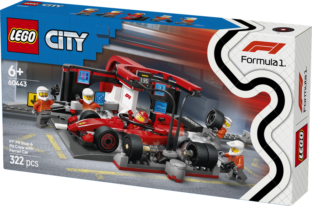60443 F1® Pit Stop & Pit Crew