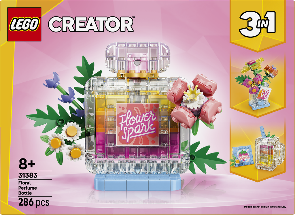 31383 Floral Decor Perfume Bottle