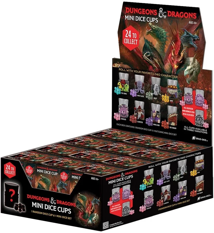 D&D Mini dice cups