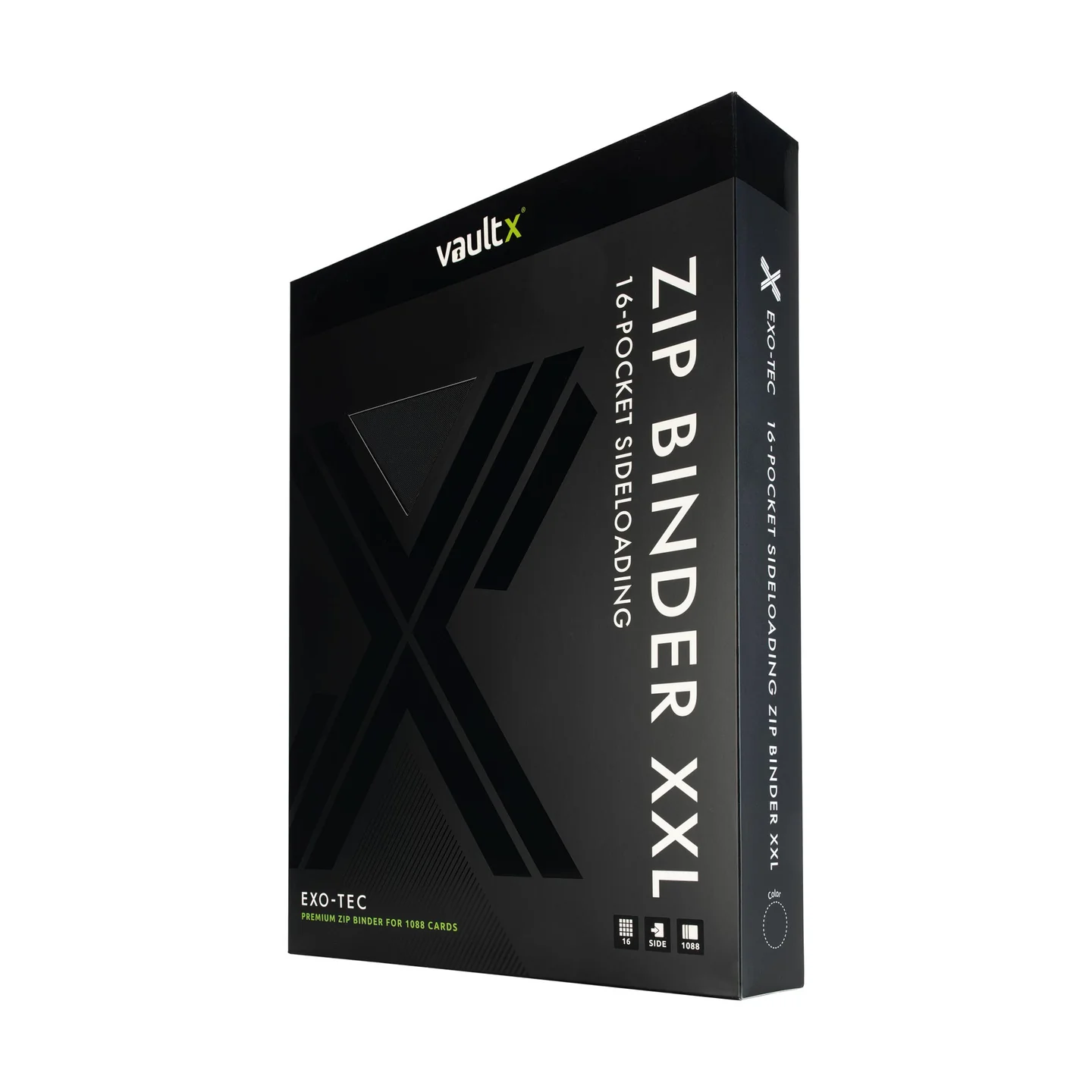 16-Pocket Exo-Tec® Zip Binder Royal Black