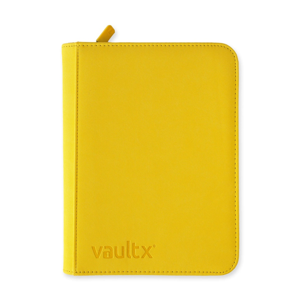 4-Pocket Exo-Tec® Zip Binder Signature yelllow