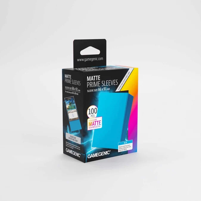 Gamegenic 100 Matte Prime Sleeves Blue 66x91