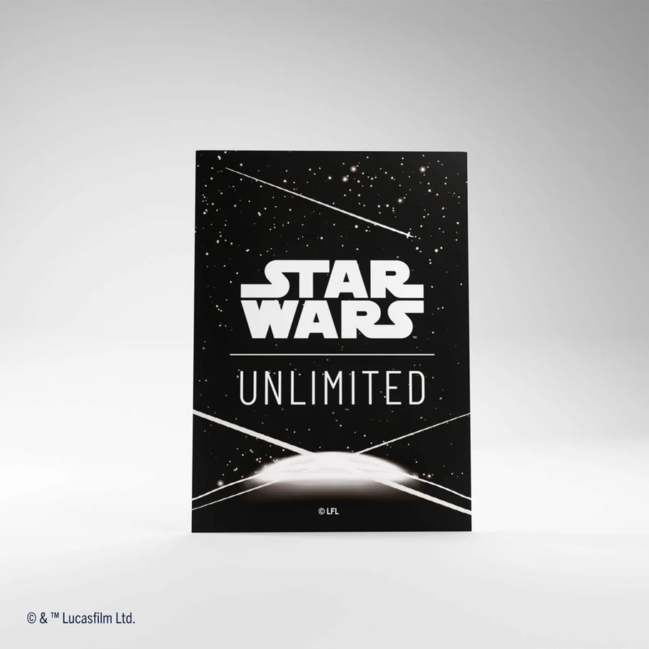 Gamegenic Star Wars Unlimited Premium Art Sleeves - Card Back White