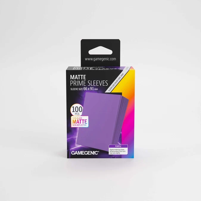 [GGS10153ML] Gamegenic 100 Matte Prime Sleeves purple