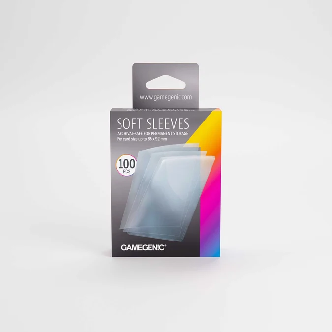 [GGS10172ML] Gamegenic 100 Soft Sleeves 67x94