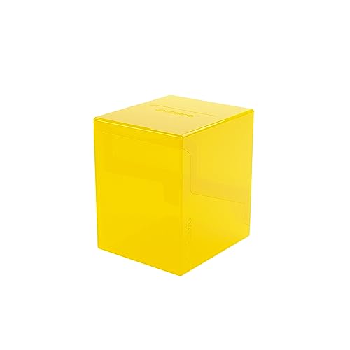 [GGS22015ML] Gamegenic Bastion 100+ XL Deck Box - Compact Secure and Perfectly Organized for Your Trading Cards! Safely Protects 100+ Double-Sleeved Cards Yello