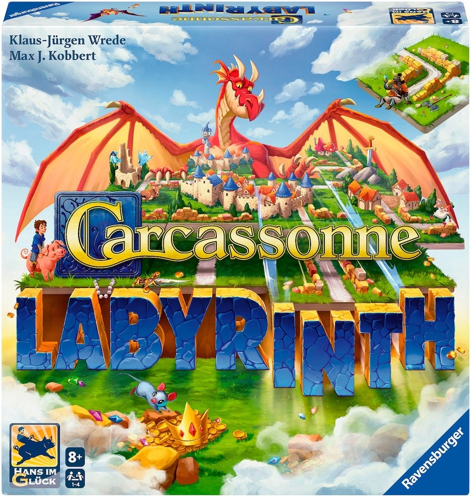 Ravensburger  "Carcassonne Labyrinth" Made in Europe