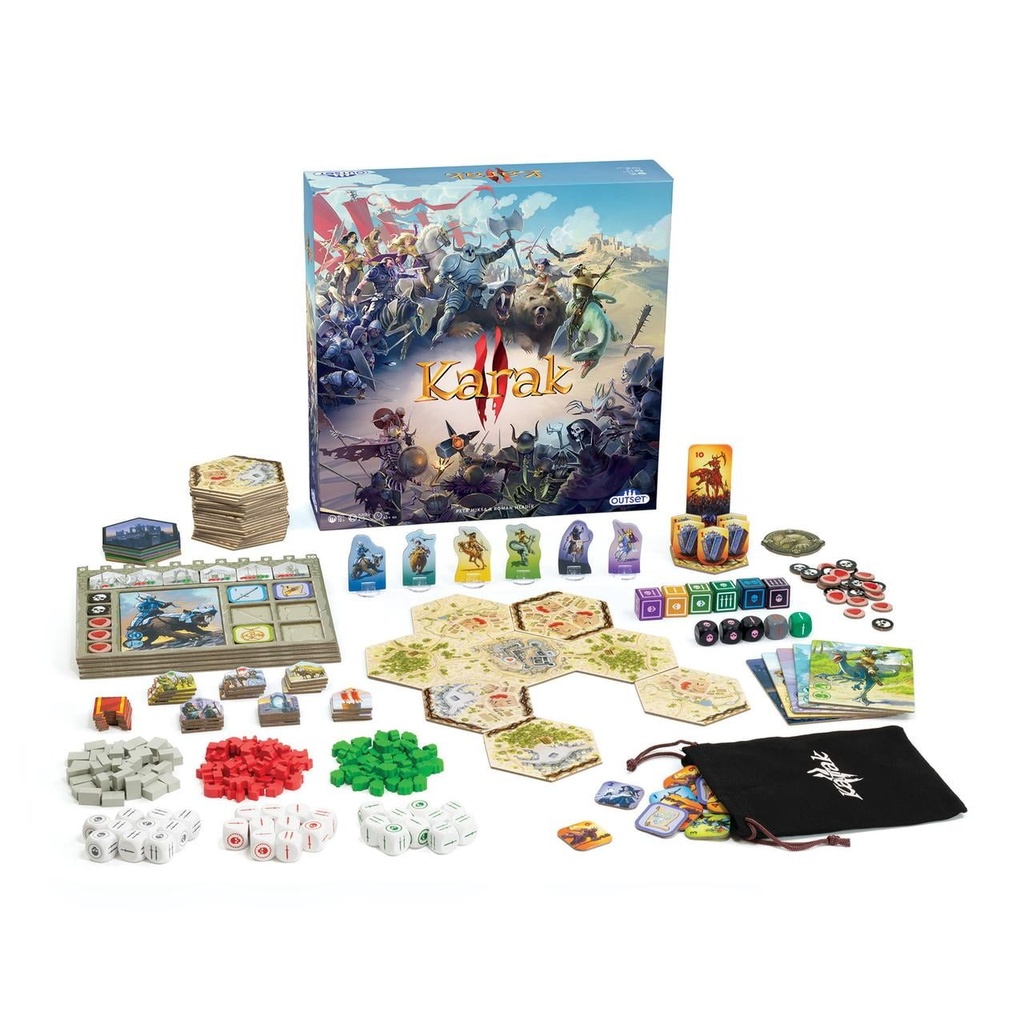 Outset Karak 2 - Fantasy Competitive Adventure Board Game for Ages 10 and up